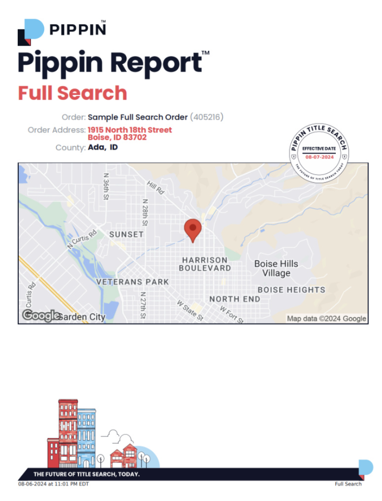 Pippin Title Search Report